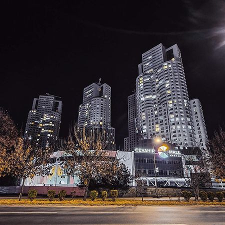 33Rd Floor Twin Apartments In Cevahir Sky City Complex With Pool, Spa, Fitness And Parking Included In Price Üsküp Dış mekan fotoğraf