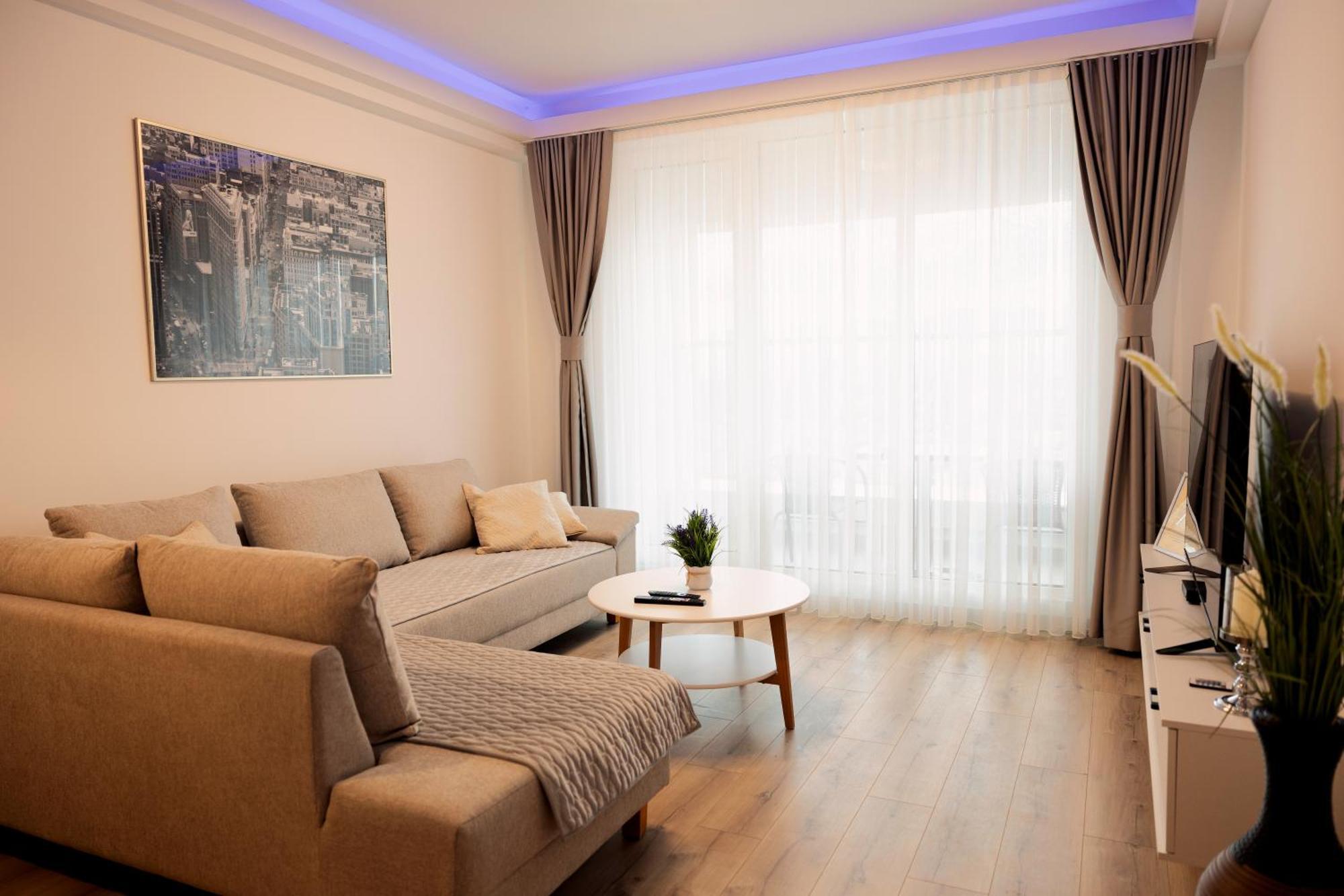 33Rd Floor Twin Apartments In Cevahir Sky City Complex With Pool, Spa, Fitness And Parking Included In Price Üsküp Dış mekan fotoğraf
