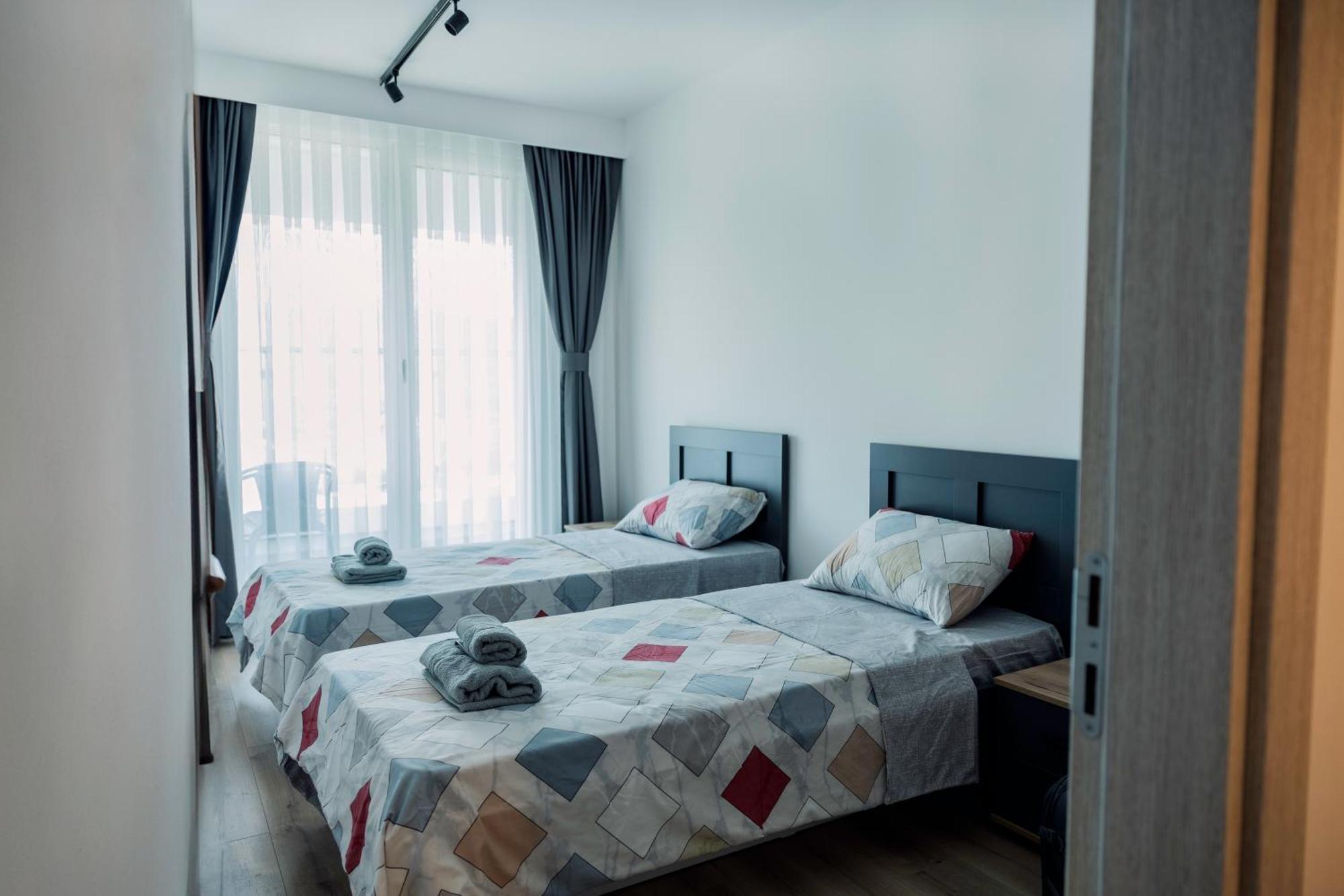 33Rd Floor Twin Apartments In Cevahir Sky City Complex With Pool, Spa, Fitness And Parking Included In Price Üsküp Dış mekan fotoğraf