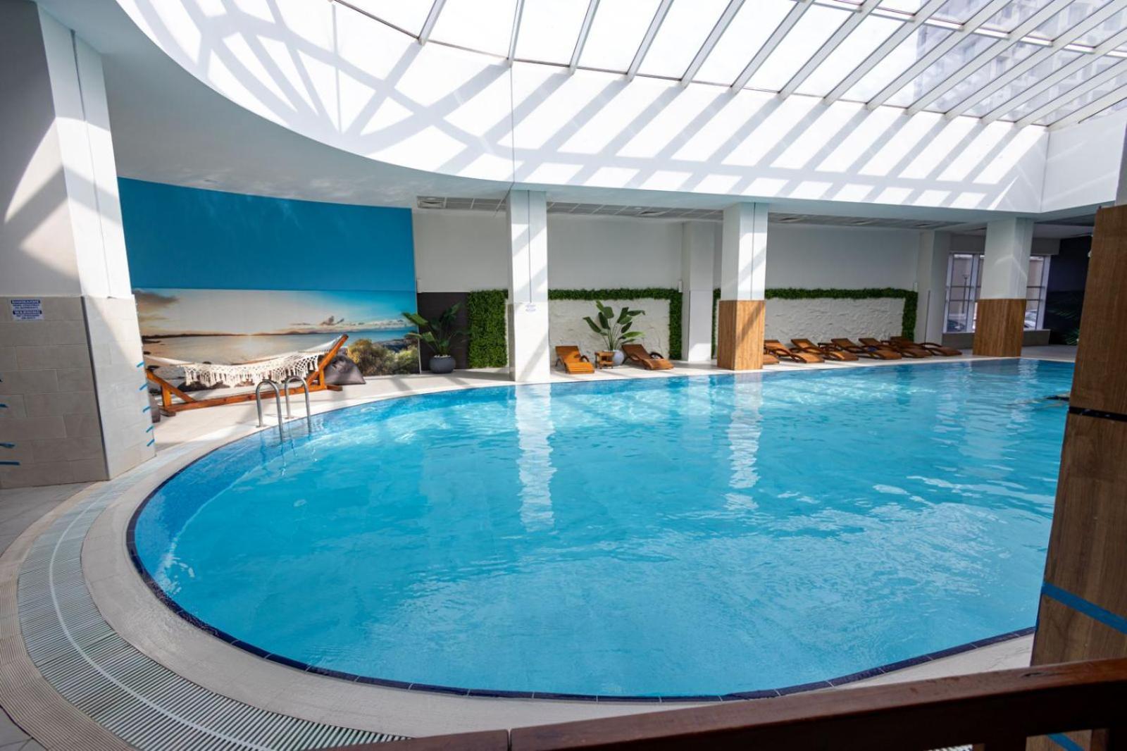 33Rd Floor Twin Apartments In Cevahir Sky City Complex With Pool, Spa, Fitness And Parking Included In Price Üsküp Dış mekan fotoğraf